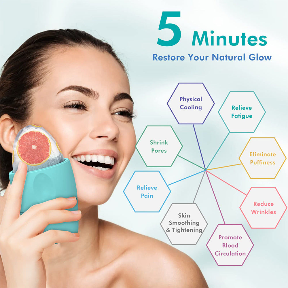 Silicone Ice Face Roller – Refresh, Sculpt & Glow Naturally